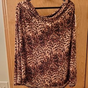 3xl cheetah print azure lularoe skirt nwt